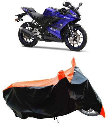 Wegather Two Wheeler Cover for Yamaha(YZF R15 BS6, Orange)
