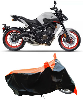 Wegather Two Wheeler Cover for Yamaha(MT 09 BS6, Orange)