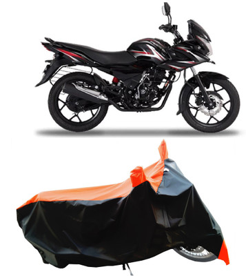 Wegather Two Wheeler Cover for Bajaj(Discover 150 f, Orange)