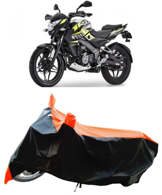 Wegather Two Wheeler Cover for Bajaj(Pulsar NS-160 BS6, Orange)