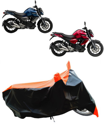 Wegather Two Wheeler Cover for Yamaha(FZS-FI V3 BS6, Orange)