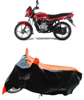 Wegather Two Wheeler Cover for Bajaj(Platina 100 BS6, Orange)