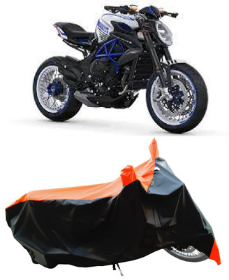 Wegather Two Wheeler Cover for MV Agusta(Dragster800 RR, Orange)