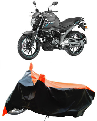 Wegather Two Wheeler Cover for Yamaha(FZ-S Fi Version 3.0, Orange)