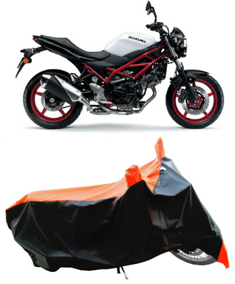 Wegather Two Wheeler Cover for Suzuki(SV650, Orange)