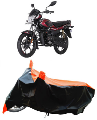Wegather Two Wheeler Cover for Bajaj(Platina 110 H-Gear BS6, Orange)