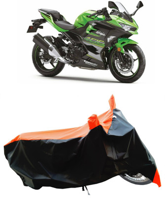 Wegather Two Wheeler Cover for Kawasaki(Ninja 400, Orange)