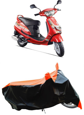 Wegather Two Wheeler Cover for Mahindra(Duro 125, Orange)