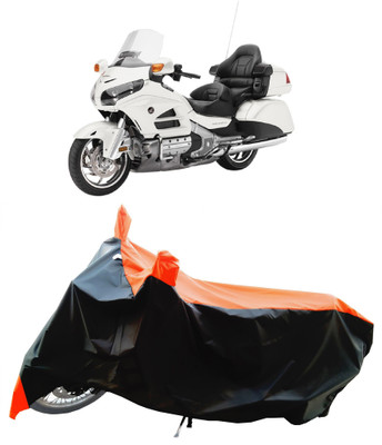Wegather Two Wheeler Cover for Honda(Gold Wing GL1800, Orange)