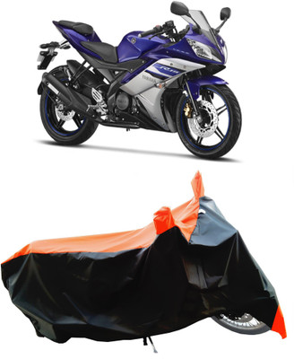 Wegather Two Wheeler Cover for Yamaha(YZF R15 Ver 2.0, Orange)