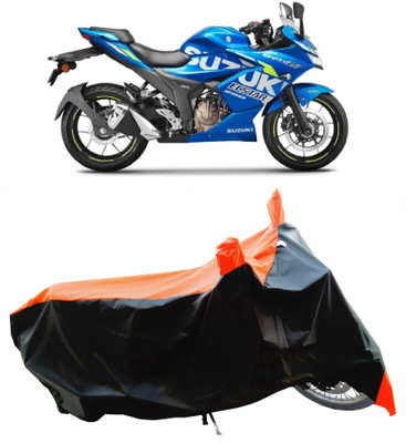 Wegather Two Wheeler Cover for Suzuki(Gixxer SF 250, Orange)