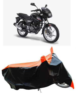 Wegather Two Wheeler Cover for Bajaj(Pulsar 180 BS6, Orange)