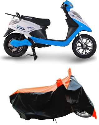 Wegather Two Wheeler Cover for Ampere(V 48, Orange)