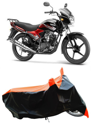 Wegather Two Wheeler Cover for Yamaha(YBR 110, Orange)
