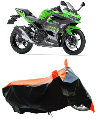 Wegather Two Wheeler Cover for Kawasaki(Ninja 250, Orange)