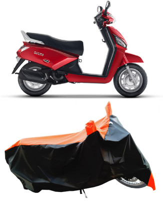 Wegather Two Wheeler Cover for Mahindra(Gusto BS6, Orange)