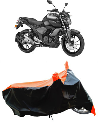 Wegather Two Wheeler Cover for Yamaha(FZ FI, Orange)