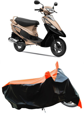 Wegather Two Wheeler Cover for TVS(Scooty Pep+, Orange)