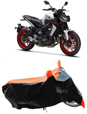 Wegather Two Wheeler Cover for Yamaha(MT 09, Orange)