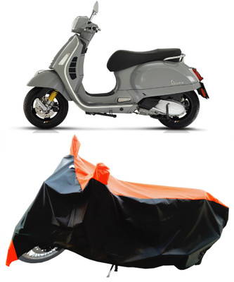 Wegather Two Wheeler Cover for Vespa(GTS 300 BS6, Orange)