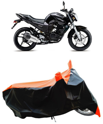 Wegather Two Wheeler Cover for Yamaha(FZ, Orange)