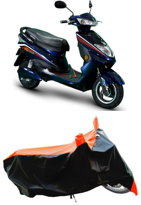 Wegather Two Wheeler Cover for Okinawa(Ridge Plus, Orange)