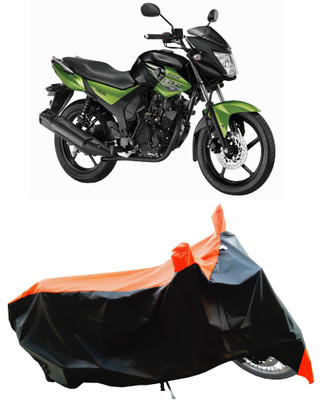 Wegather Two Wheeler Cover for Yamaha(SZ RR V2.0 BS6, Orange)