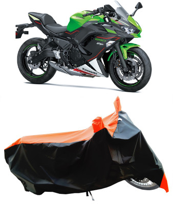 Wegather Two Wheeler Cover for Kawasaki(Ninja 650, Orange)
