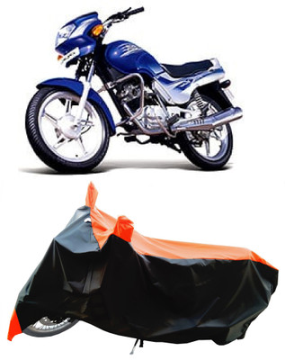 Wegather Two Wheeler Cover for TVS(Victor GLX, Orange)