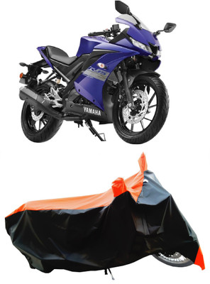 Wegather Two Wheeler Cover for Yamaha(YZF R15 S, Orange)