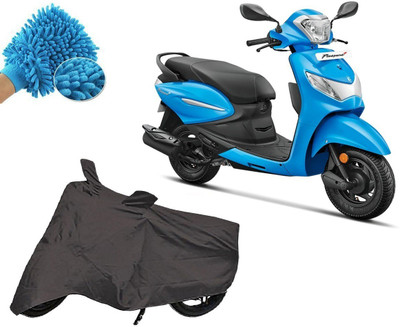 Uniqon Two Wheeler Cover for Hero(Pleasure Plus, Grey)