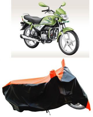 Wegather Two Wheeler Cover for Hero(HF Deluxe Eco, Orange)