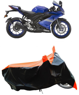 Wegather Two Wheeler Cover for Yamaha(YZF R15 V3 BS6, Orange)