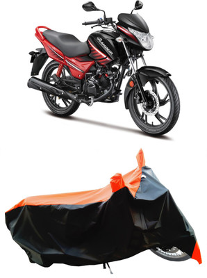 Wegather Two Wheeler Cover for Hero(Glamour Programmed FI, Orange)