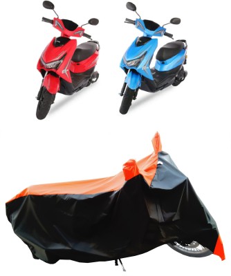 Wegather Two Wheeler Cover for Ampere(Reo Elite, Orange)