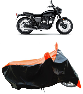 Wegather Two Wheeler Cover for Kawasaki(W800 BS6, Orange)