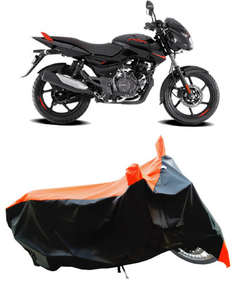 Wegather Two Wheeler Cover for Bajaj(Pulsar 125, Orange)