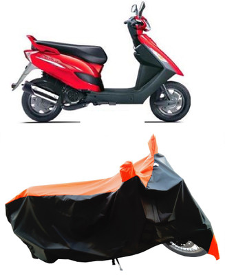 Wegather Two Wheeler Cover for Bajaj(Kristal, Orange)