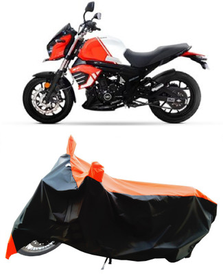 Wegather Two Wheeler Cover for Mahindra(Mojo, Orange)