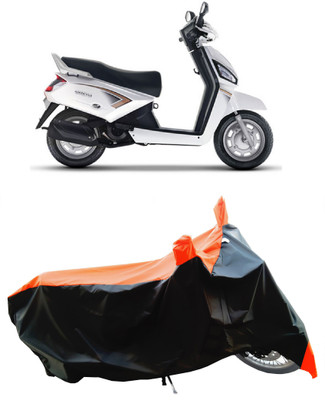 Wegather Two Wheeler Cover for Mahindra(Gusto, Orange)