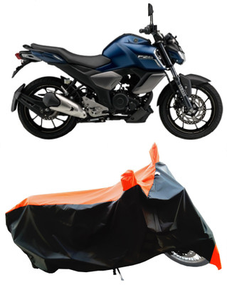 Wegather Two Wheeler Cover for Yamaha(FZ S FI New, Orange)