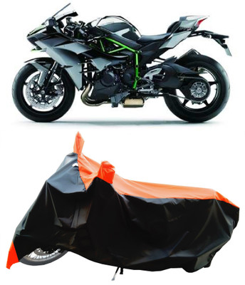 Wegather Two Wheeler Cover for Kawasaki(Ninja H2R, Orange)