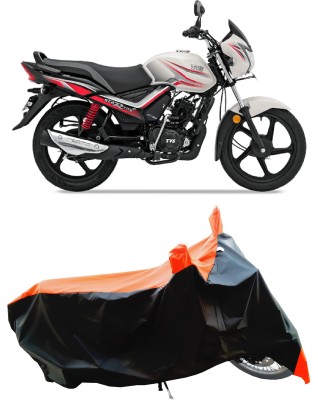 Wegather Two Wheeler Cover for TVS(Star City Plus BS6, Orange)