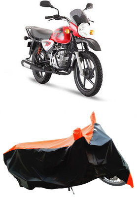 Wegather Two Wheeler Cover for Bajaj(Boxer BM 150, Orange)