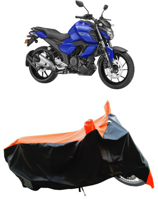 Wegather Two Wheeler Cover for Yamaha(FZ FI BS6, Orange)
