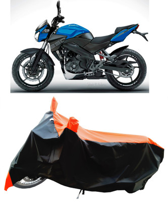 Wegather Two Wheeler Cover for Bajaj(Pulsar 250, Orange)