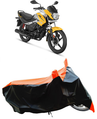Wegather Two Wheeler Cover for Hero(Passion Pro, Orange)