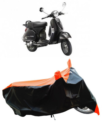 Wegather Two Wheeler Cover for LML(Star Euro, Orange)