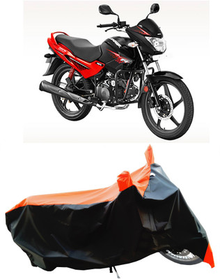 Wegather Two Wheeler Cover for Hero(Glamour Programmed FI BS6, Orange)