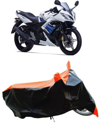 Wegather Two Wheeler Cover for Yamaha(YZF R15S BS6, Orange)